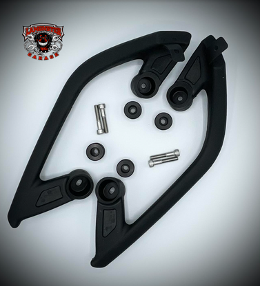 OEM Passenger Grab Handle set with Lamonster Bungee Buttons (BRP