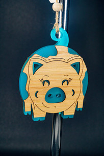 BAUBLE ORNAMENT PIGGY TQ