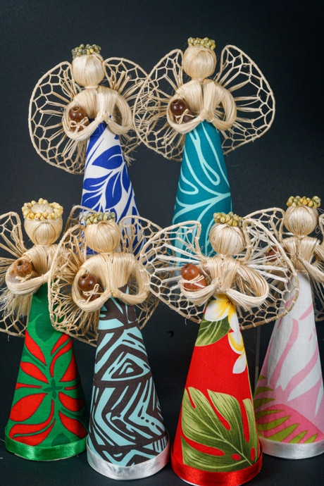 Set of 6 ISLAND ANGEL LARGE - Janet's