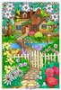 Hidden Cottage - Giant Coloring Poster for All Ages