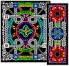 Geometric Vine - Fuzzy Coloring Posters with 1 Bonus Design