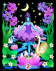 Night Princess - Fuzzy Coloring Poster for Kids & Adults