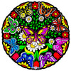 Butterfly Fuzzy Mandala