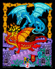 Dueling Dragons - Fuzzy Poster