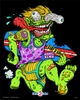 Surf's Up - Big Fuzzy Coloring Poster