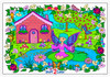 Fairy Cottage - Giant Coloring Poster