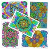 Mandala Wow! Pack - 5 Giant Coloring Poster Bundle