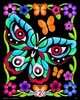 Butterfly Eyes - Fuzzy Coloring Poster for Kids and Adults