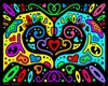 Heart Hands - Fuzzy Velvet Coloring Poster