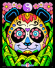 Panda Smiles - Fuzzy Velvet Coloring Poster
