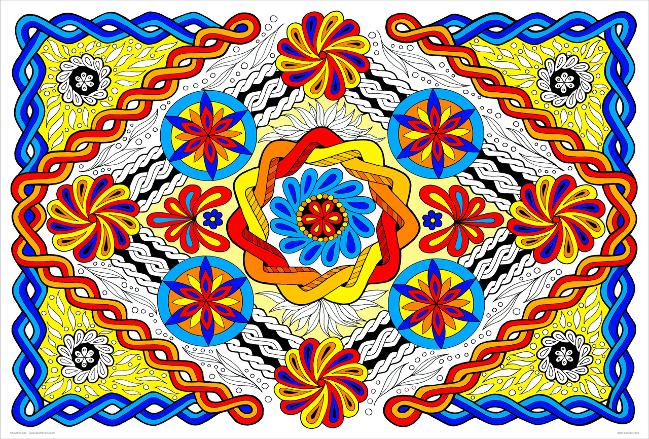 Cornerstone - Huge Giant Coloring Poster