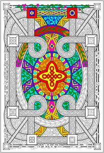 Geometric - Giant Coloring Poster