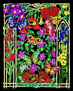 Butterflies and Flowers - Kids and Adults Fuzzy Poster
