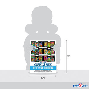 Super 18 Pack Fuzzy Velvet Coloring Posters (Original Edition)