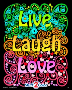 Live Laugh Love Poster