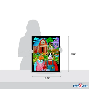 Ma and Pa Egg Farm - Fuzzy Poster
