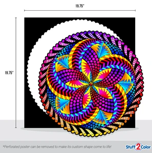 Spin Me Fuzzy Mandala