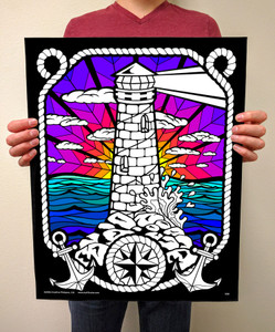 Lighthouse - Beautiful Fuzzy Poster