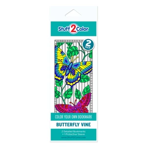 Butterfly Vine - Coloring Bookmark (2 Pack)