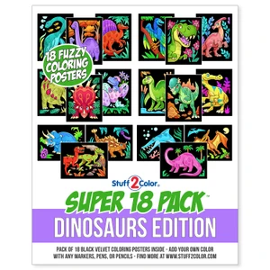 Pick 3 - Create Your Own Bundle of 54 Fuzzy Coloring Posters (Group Arts and Crafts, After School, Care Facilities)