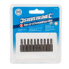 Screwdriver Bits by Silverline - T20, Cr-V, pack of 10