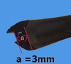 Wedge Gasket 3mm, Bulk Purchase - 150 metres