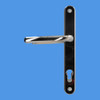 Balmoral UPVC Door Handles, 92mm centre, 211mm screws, Lever/Lever in Hardex Chrome