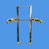 Balmoral UPVC Door Handles, 92mm centre, 211mm screws, Lever/Lever in Hardex Gold