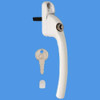 Hoppe Tokyo Inline Locking Espag Window Handle In White