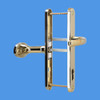 Fab & Fix Balmoral  Centres/PZ: 62mm (pad side) 92mm (lever side) Screw Centres: 211mm Backplate: 240mm x 30mm -  DLMHANLPHG 