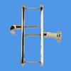 Fab & Fix Balmoral  Centres/PZ: 62mm (pad side) 92mm (lever side) Screw Centres: 211mm Backplate: 240mm x 30mm -  DLMHANLPHG 