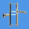 Fab & Fix Balmoral  Centres/PZ: 62mm (pad side) 92mm (lever side) Screw Centres: 211mm Backplate: 240mm x 30mm -  DLMHANLPHG 