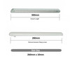300mm Brown and White Trickle Vents internal and external fittings