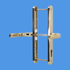 68mm UPVC Door Handles (to suit Fullex system), 68mm centre, 215mm screws, Lever/Lever in Hardex Gold (Fab and Fix) 