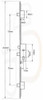Gridlock C Series Multipoint 3 Deadbolts, Double Spindle