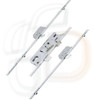 Fuhr 859 Type 19 Multipoint 2 Hooks and 4 Rollers 1247mm b/w outer rollers Split Spindle S/S, 35mm Backset