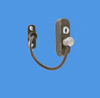 Cable Window and Door Restrictor for UPVC or aluminium Cardea - BROWN