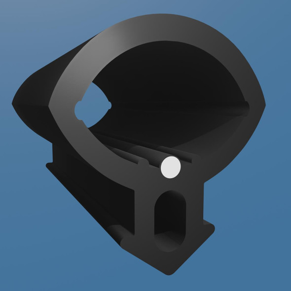 Extrudaseal B301 Bubble Gasket Double Glazing Seal in BLACK Extrudaseal B301 Bubble Gasket Double Glazing Seal in BLACK