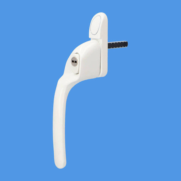 UPVC Universal Espag Window Handle - Key Locking For Double Glazing