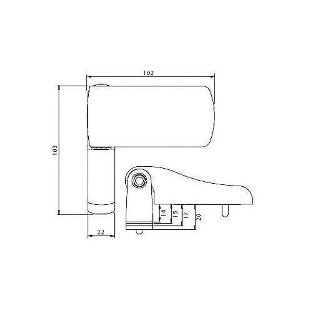 Fab and Fix Haven 3DLP Flag Hinge - DHPINBC