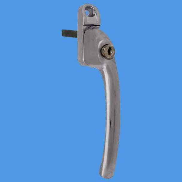 Hoppe Tokyo Inline Locking Espag Window Handle In Chrome