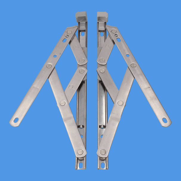 10" Top Hung UPVC Window Hinges, Slimline Defender
