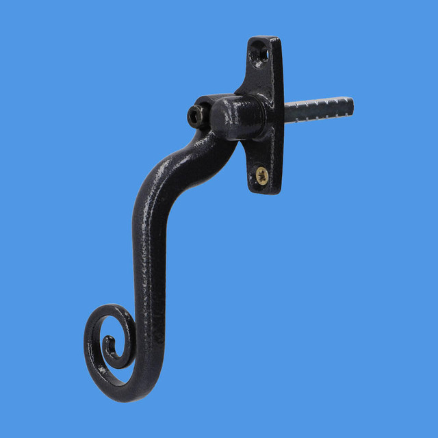 Monkey tail decorative window handle