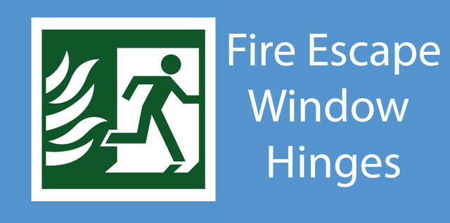 Fire Escape Window Hinges