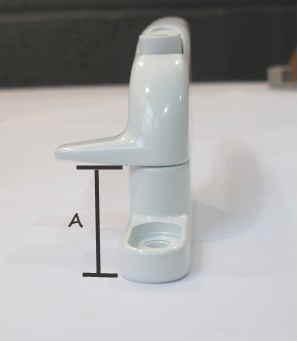 measuring stack height on cockspur handle