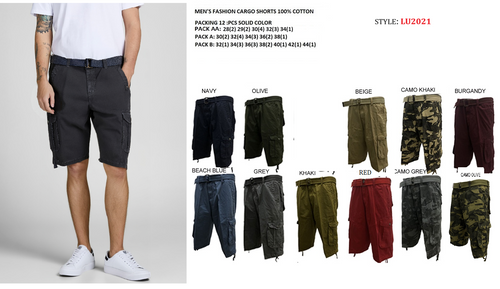 MEN'S FASHION CARGO SHORTS LU-2021