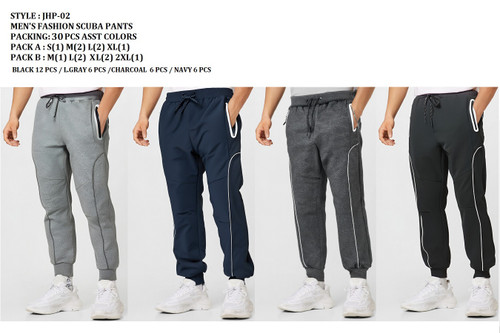 MEN'S FASHION SCUBA JOGGERS JHP02