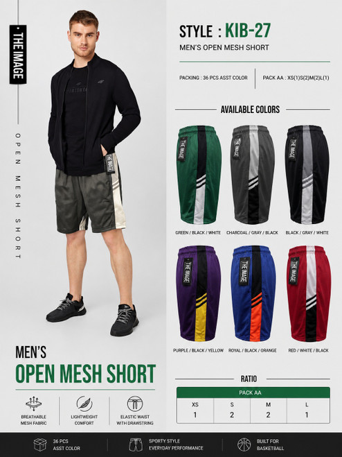 MEN'S BASKETBALL SHORTS KIB-27