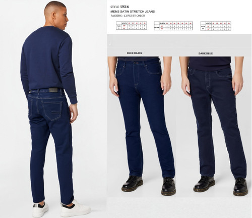 MEN'S NET DENIM STREATCHY JEANS US-16