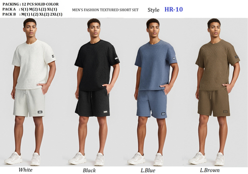MEN'S TEXTURE SHORT SET HR-10